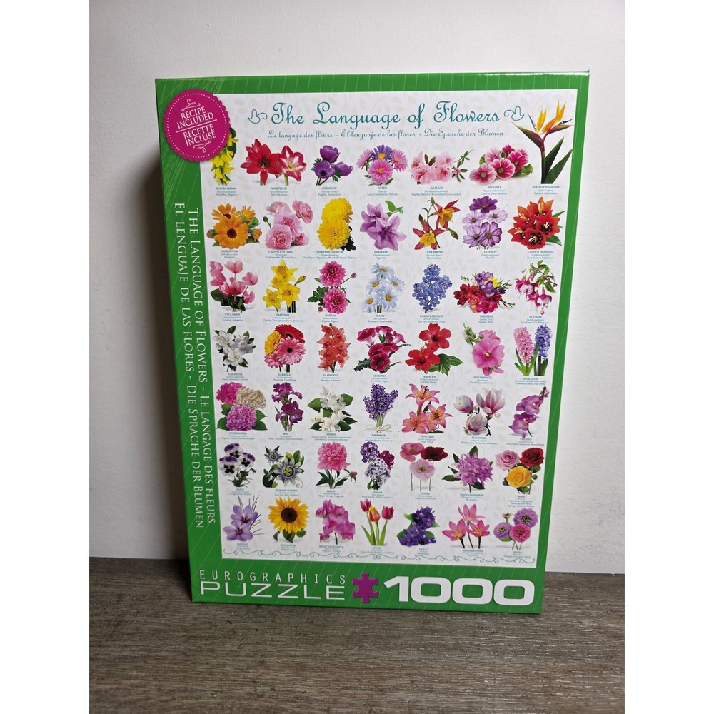 The Language of Flowers - 1000 Piece Jigsaw Puzzle by Eurographics